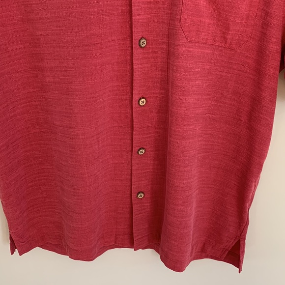 Jamaica Jaxx 100% Silk Short Sleeve Casual Button Up Shirt - Picture 5 of 12